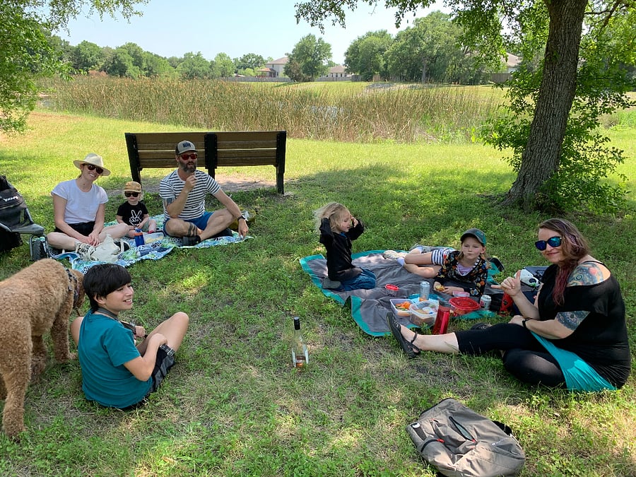 Picnic by the pond :)