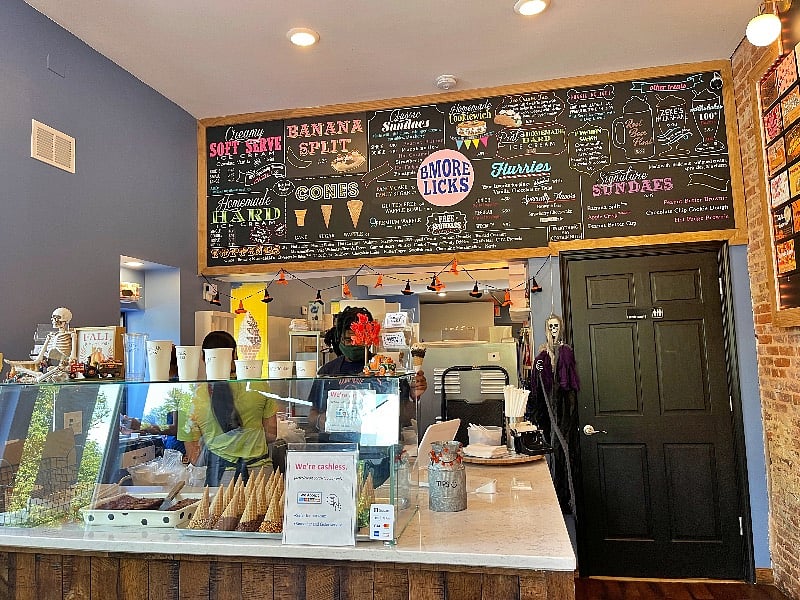 Be mesmerized by the extensive and delicious menu at B More Licks Ice cream Shop. Directly across from the historic Patterson Park. Only a 10 min ride from property, or bike it.