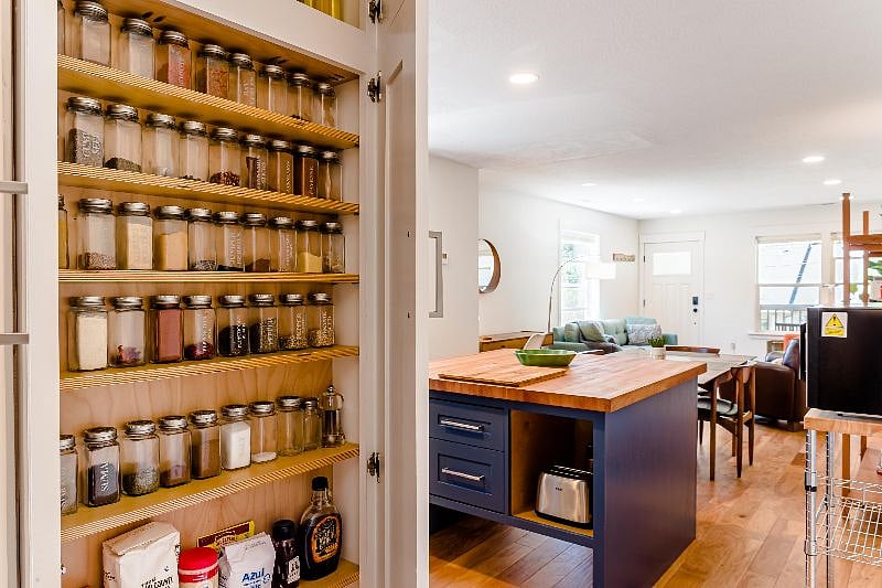 custom spice and oil cabinet