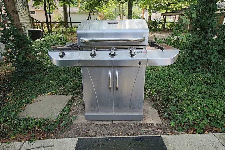 Gas grill available for use during your stay.