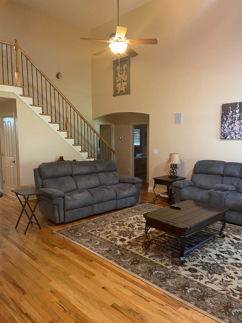 Upstairs unit - living room

