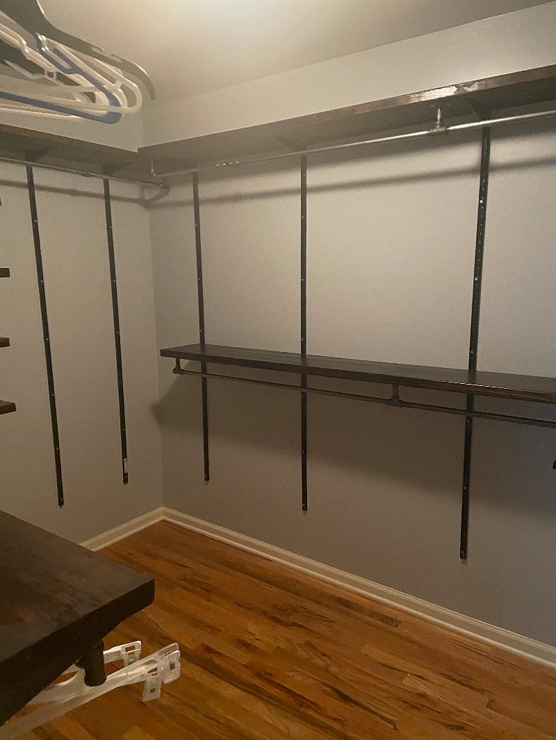 Upstairs unit - master closet