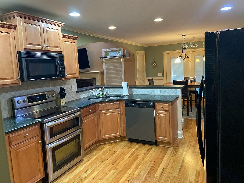 Upstairs unit - kitchen