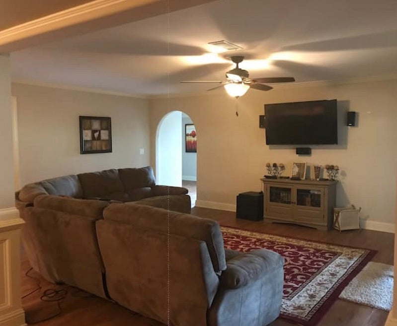 Downstairs unit: Living room