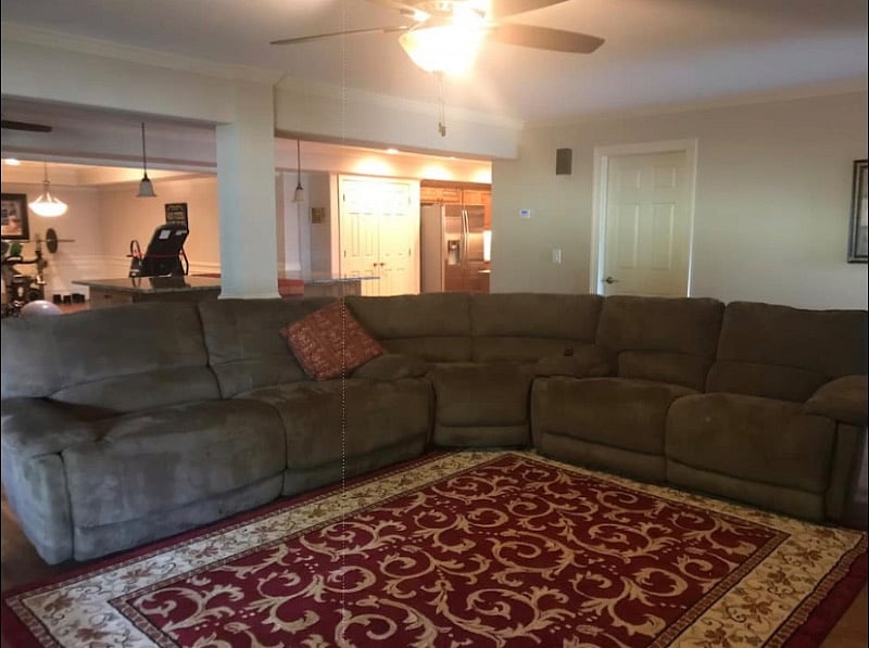 Downstairs unit: Living room