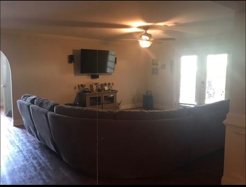 Downstairs unit: Living room
