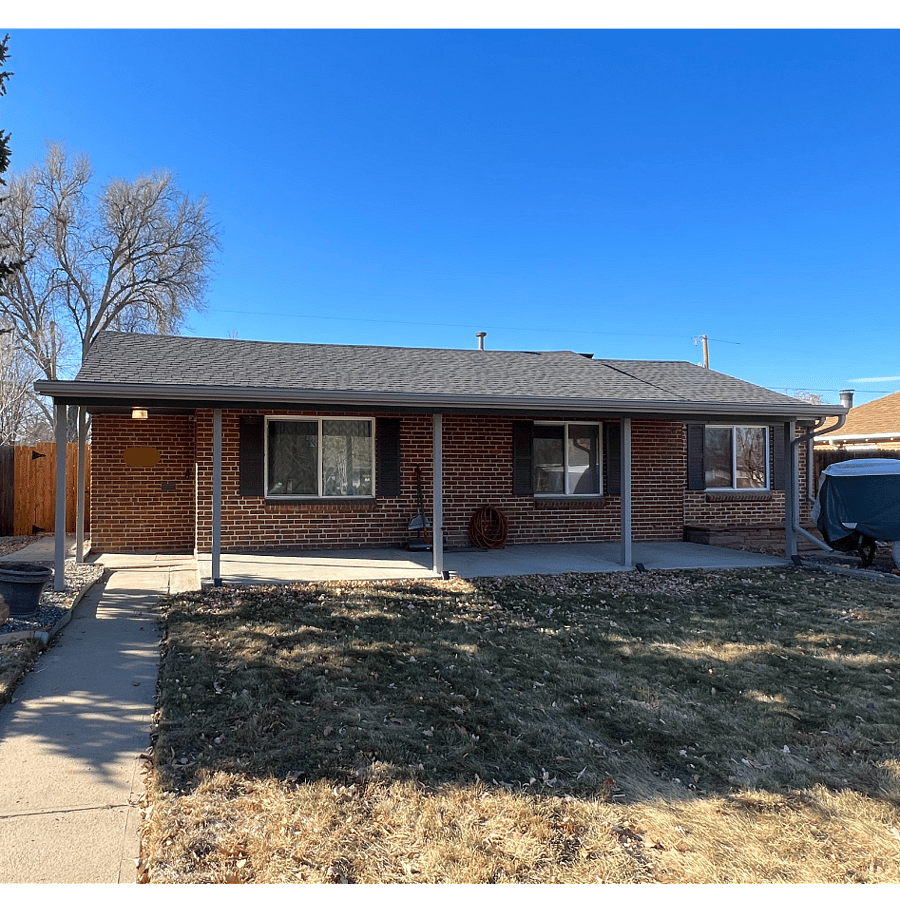 Front of the house.