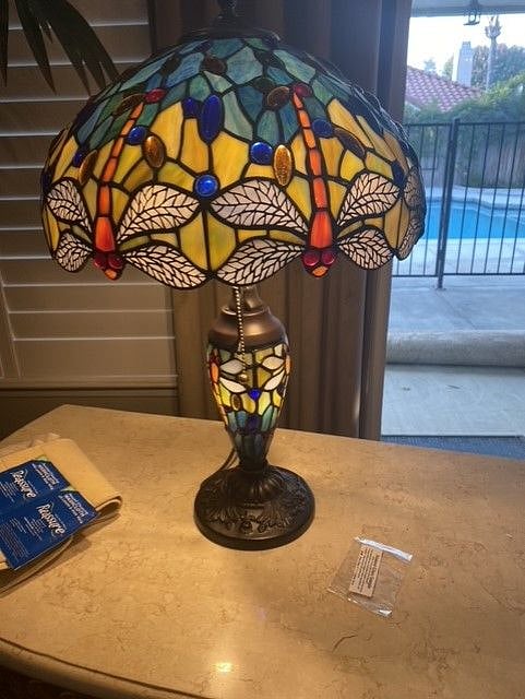 Charming Stained Glass Lamp!
