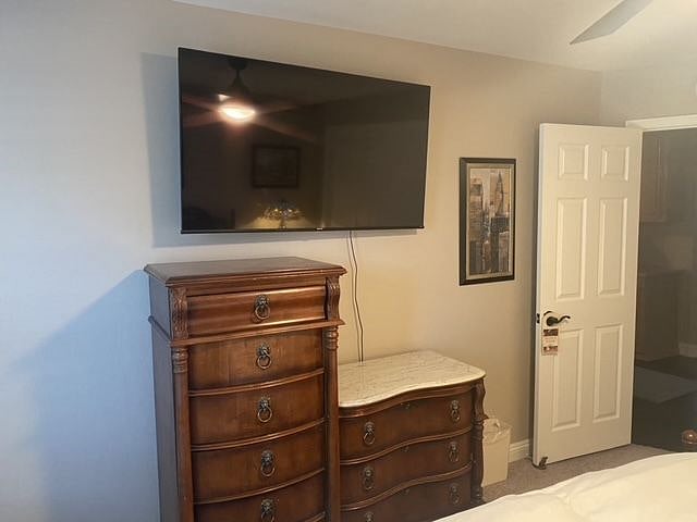 Bedroom 2, 60 Inch TV, Marble topped Furniture!