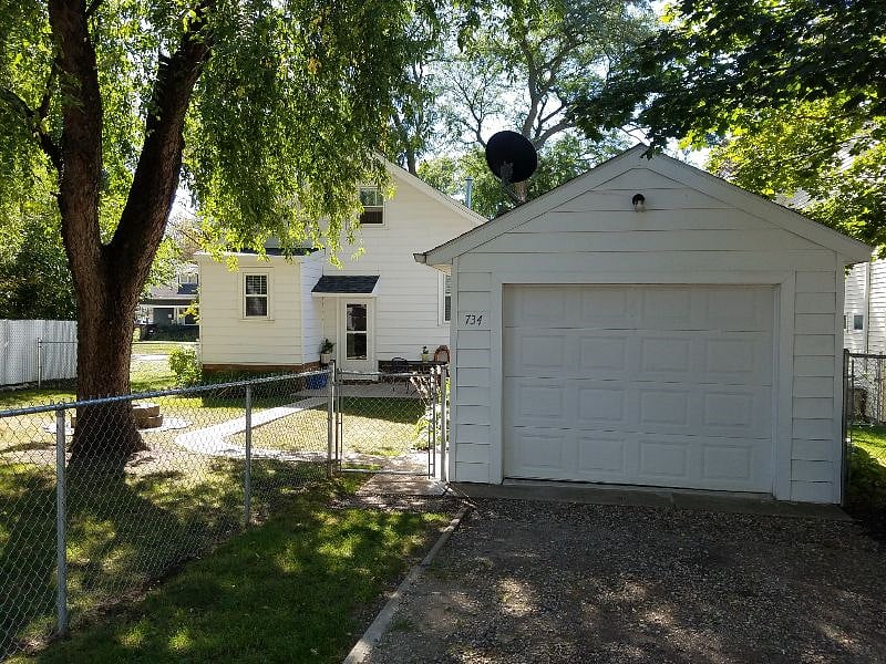 Backyard and Garage