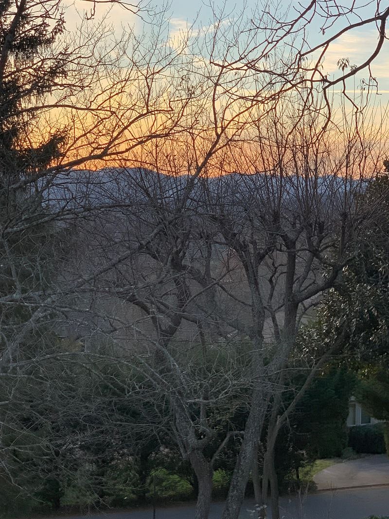 Winter Mountain View from Great Room