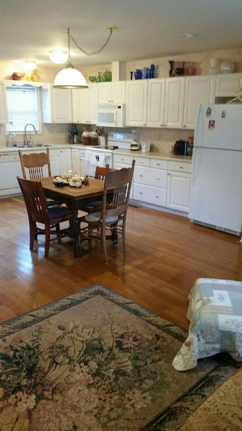 Dining, kitchen area