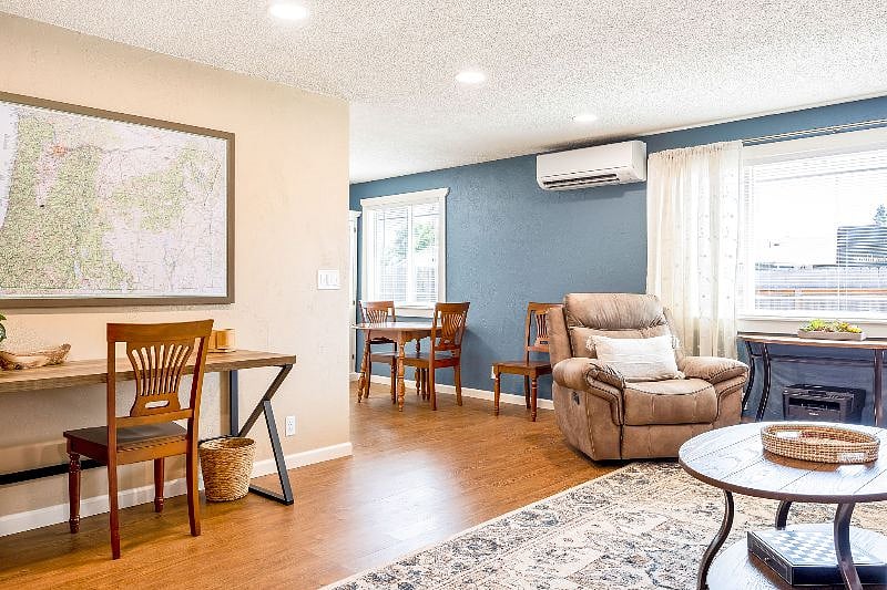Living and Dining areas.