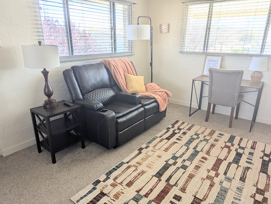 Recliner in living room