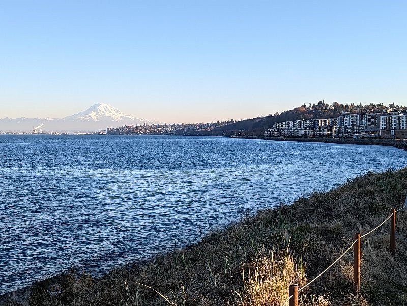 Enjoy epic views of Mount Rainier. 