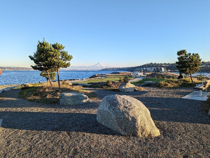 Enjoy Dune Peninsula Park just down the hill. Great morning walking!