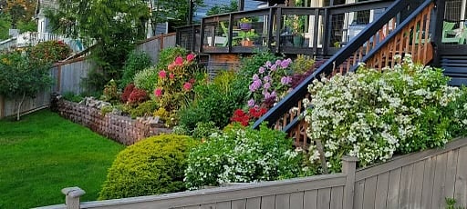 The view from the private tenant deck