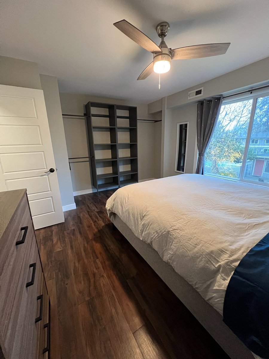 Built in oversized closet
