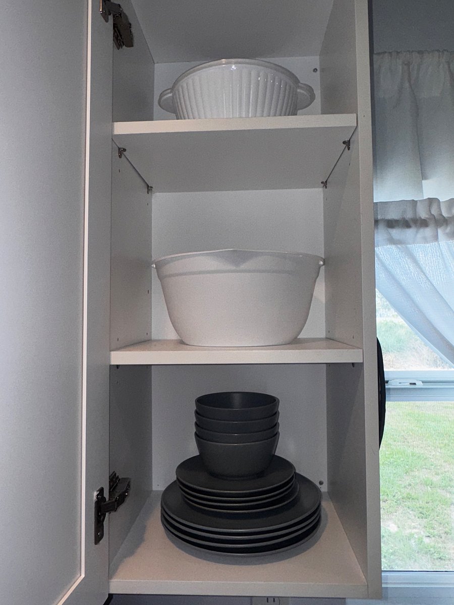 Measuring cups, mixing bowls, pots & pans, cooking utensils, silverware, wine opener, baking sheets, dinner ware, drinking glasses, etc. are all stocked in the kitchen for guests to use!