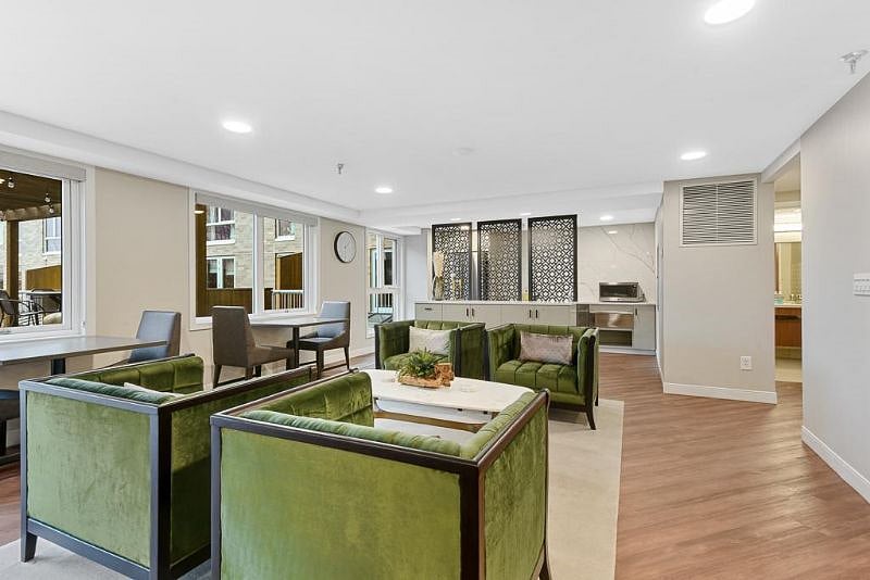 Shared amenities: event lounge