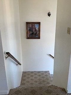 Top of the stair going down