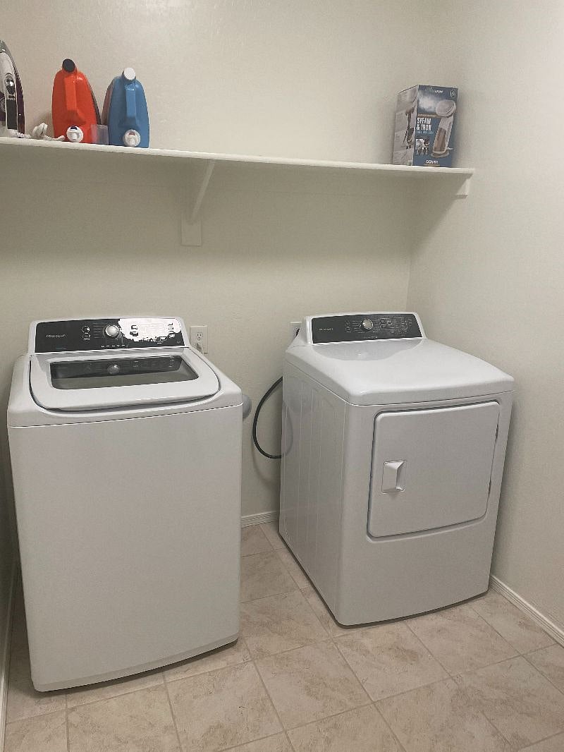 Full size washer and dryer