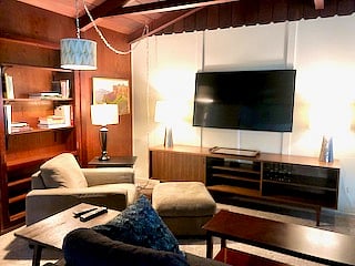 living room 60" TV