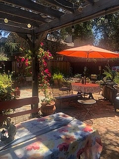 Shared backyard