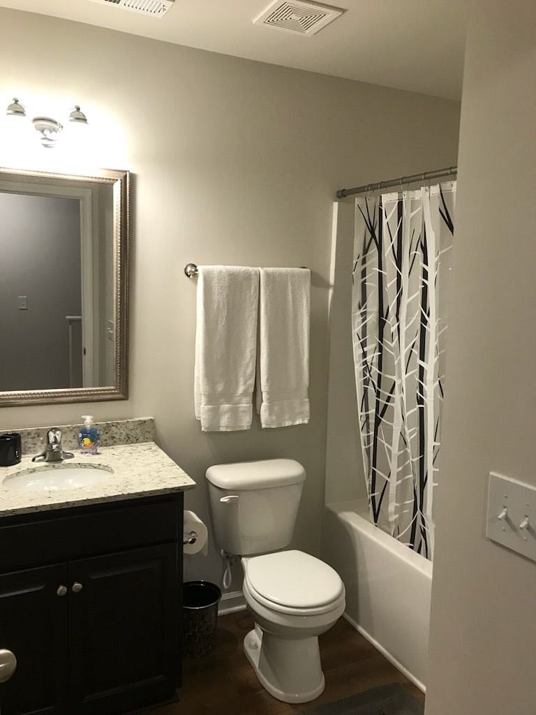 3rd bedroom set up as office for now bed can be added