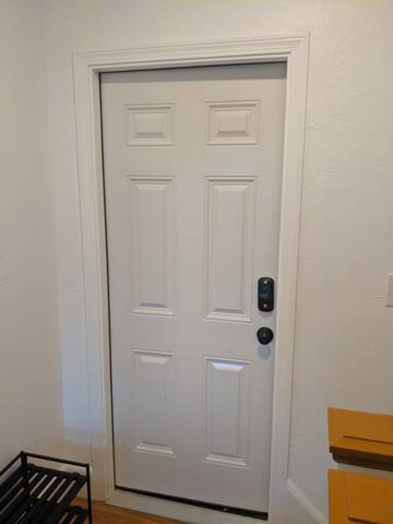 Apartment door (with another keycode lock)