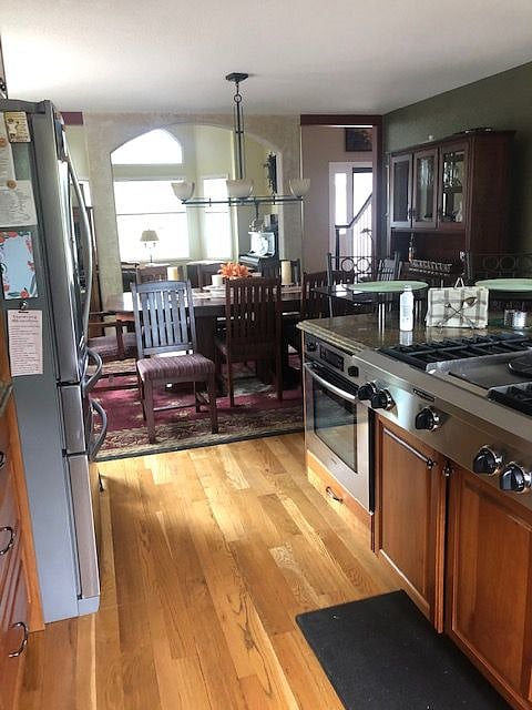 Main floor dining area