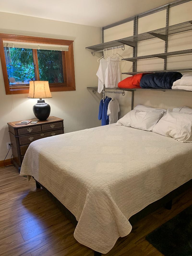 Queen Bed with Chest of Drawers