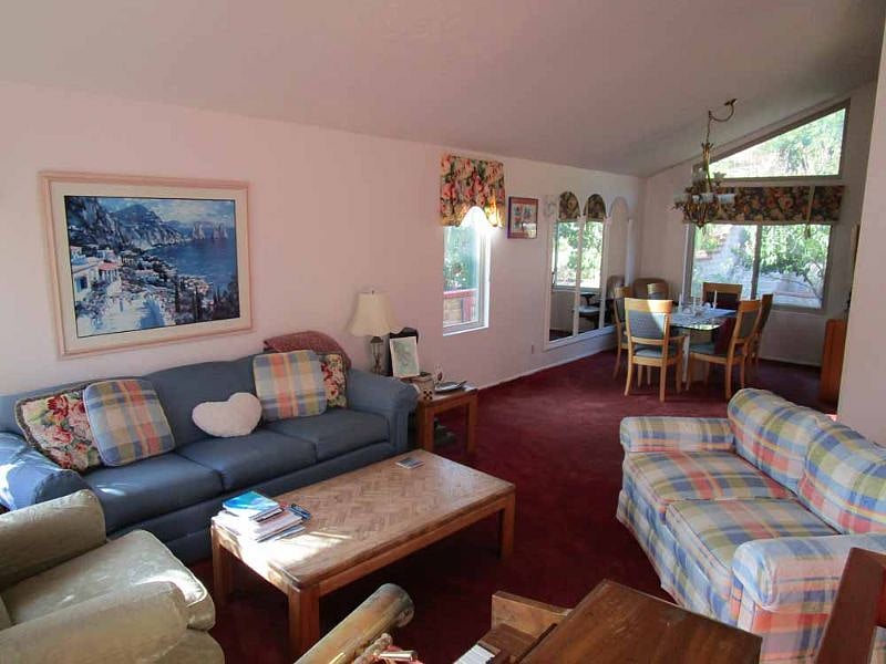 Bright, comfortable living room is great for relaxing