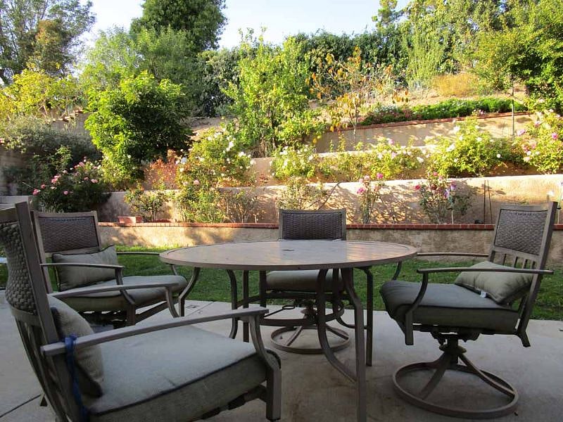 Enjoy dining on the patio