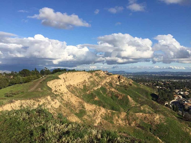 Start your walk/hike already at the top of the trail with a sweeping view.