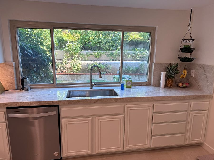 Newly remodeled kitchen