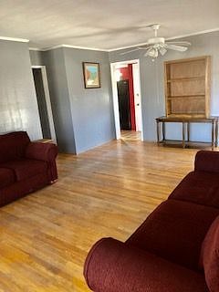 Living Room with Sofa, LoveSeat, Bookcase