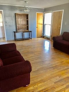 Living Room with Sofa, LoveSeat, Bookcase