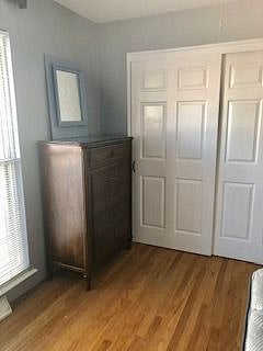 2nd Bedroom, Queen Adjustable Base Bed, Dresser, Closet,