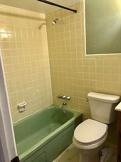 Bathroom #2 without Shower Curtain