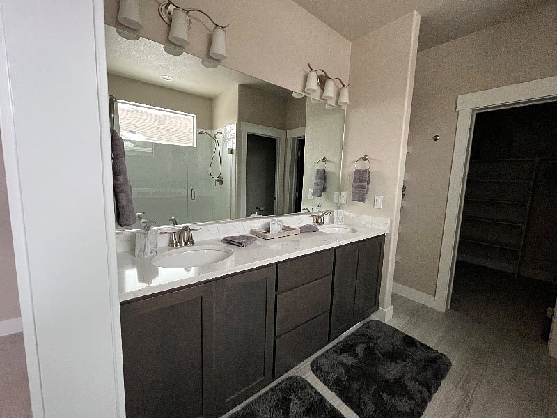Master Bath Double Sinks
