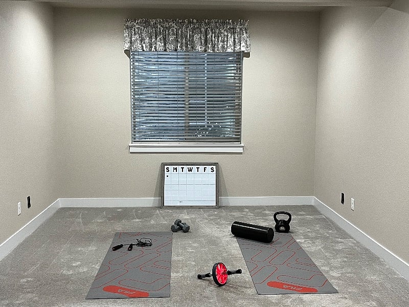 Large yoga area