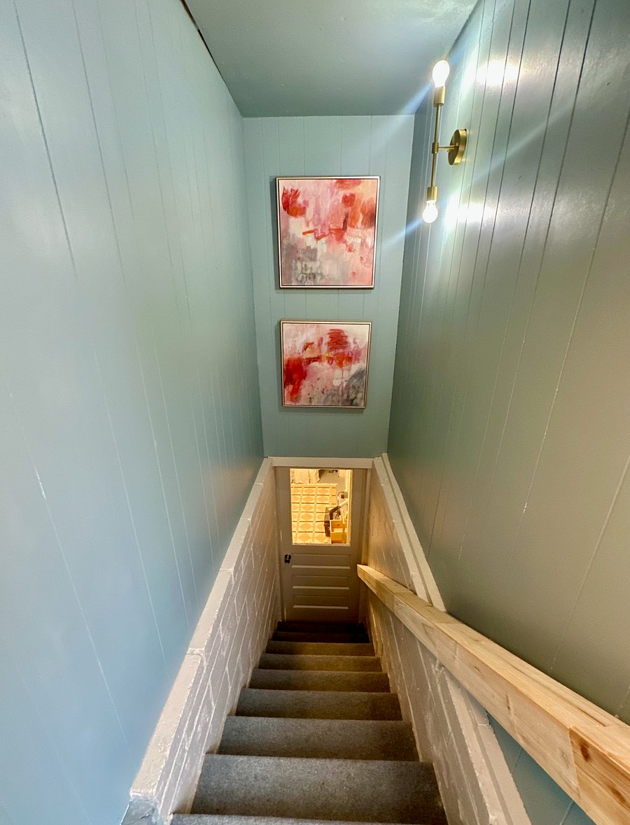Entrance from back door into studio
