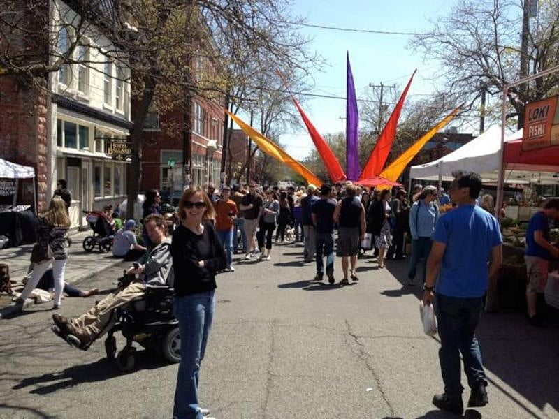 A short walk to everything, like the year-round Ballard Sunday Market