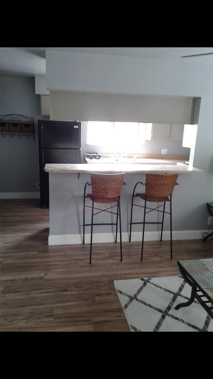 Eating bar with full size kitchen