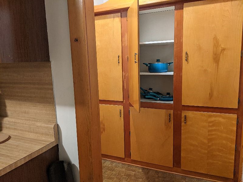 Kitchen pantry
Door to shared washer and dryer to the right of this image
Photo taken before main kitchen area remodeled.