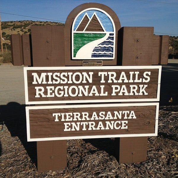 Tierrasanta entrance is at the end of Clairmont mesa blvd however there are other entrances in tierrasanta.