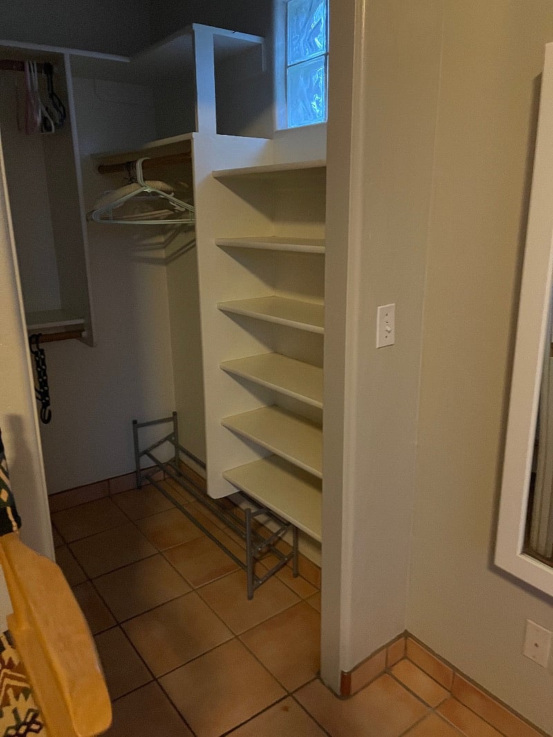 large walk in closet