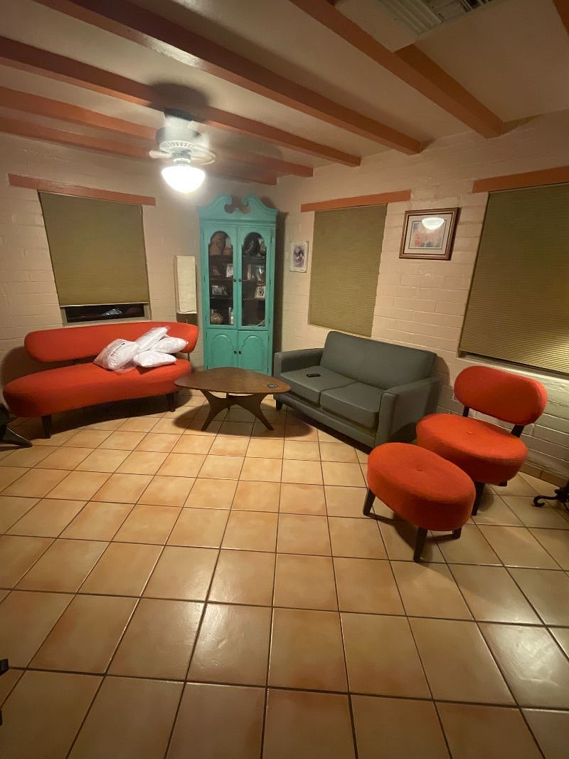 TV room next to front door