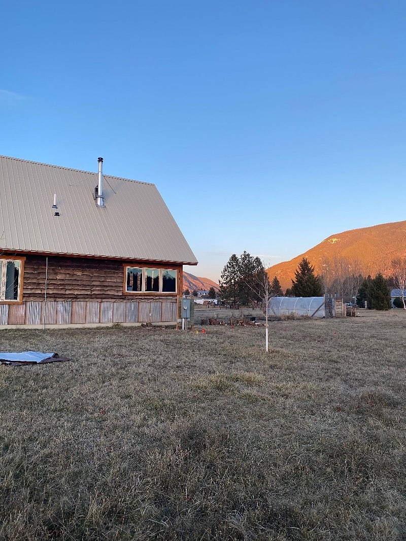 One of the first pictures of the house prior to renovations.